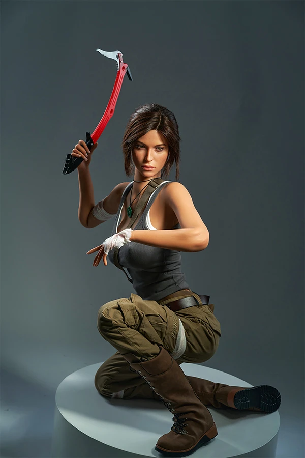 New Tomb Raider Silicone Sex Doll Lara Croft 166cm Mailovedoll